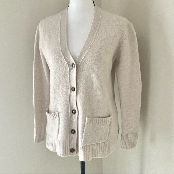 Jenni Kayne Everyday Cardigan in Oatmeal Size M - Picture 5 of 9